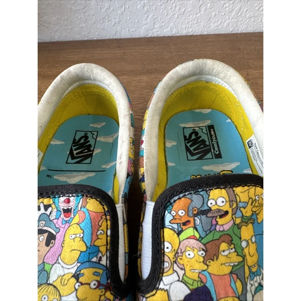 Vans X The Simpsons People Of Springfield Comfycush Slip On Men's 7.5 Women 9